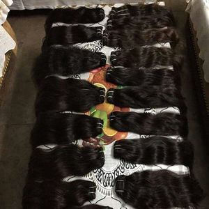 Extensiones de cabello Remy virgen brasileño alineado con cutícula Hamson tejido ondulado rizado con cabello humano de alta calidad - Product Image 2