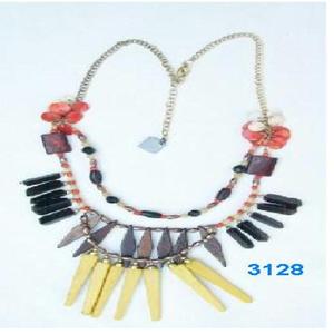 Alto diseño clásico lujoso collar de decoración para fiesta de boda cuentas de resina color completo - Product Image 2