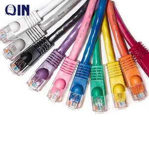 Kinerja Tinggi Cat6a/Cat7/Cat6 Unshielded Kabel RJ45 Kabel Patch Cord