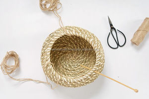Panier de rangement multifonctionnel pliable en jonc de mer, fait main, écologique, taille personnalisée, décoration intérieure, vente en gros Vietnam - Product Image 2