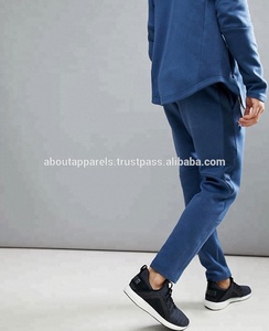 กางเกงวอร์มผ้าคอตตอนโพลีเอสเตอร์สำหรับผู้ชายทรงสลิมฟิตผ้าคอตตอนผ้าโพลีเอสเตอร์ระบายอากาศได้ดีปักโลโก้ขนาดพลัสไซส์ขายส่ง - Product Image 4