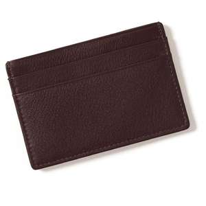 Billetera fina de cuero de alta calidad para hombre, billetera minimalista con bolsillo frontal, funda para tarjetas de crédito, nueva - Product Image 1