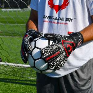 Professional Goalkeeper Gloves with Ultra Soft Grip Premium <b>Football</b> Accessories - Product Image 6