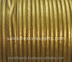 Excel exporte des cordons fins en cuir blanc de 2mm à 5mm composants de fabrication de bijoux en gros tailles de motifs de 1mm à 5mm - Product Image 6