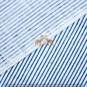 Handmade <b>Blue</b> <b>Striped</b> Voile Fabric Soft and Breathable Mulmul Cotton for Dresses Kurtas and Tunics - Product Image 4