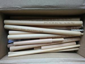Natural and organic <b>bamboo</b> <b>straw</b> set <b>bamboo</b> <b>straw</b> with brush - Product Image 2