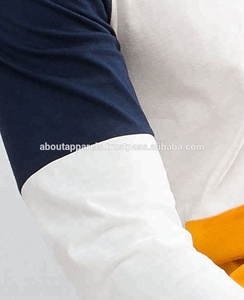 เสื้อยืดกีฬาสำหรับผู้ชาย,เสื้อยืดคอกลมสีแดงผ้าฝ้ายโพลีเอสเตอร์สีพื้นแบบลำลองบริการ OEM - Product Image 3