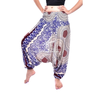 Pantalones y mono de corte bajo, estilo bohemio, estilo playero - Product Image 2