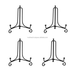 Conception de courbe de présentoir de plat de chevalet de fer pour la décoration à la maison - Product Image 6