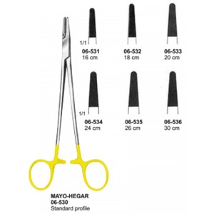PORTA AGUJA MAYO HEGAR TC 24CM ACERO INOXIDABLE QUIRÚRGICO DE ALTA CALIDAD CON INSERTOS DE CARBURO DE TUNGSTENO - Product Image 6