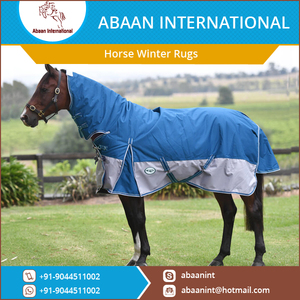 Couverture d'hivernage imperméable pour cheval 1200 Deniers, 300 GSM, isolée, avec col intégré - Product Image 6