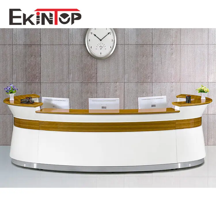 Ekintop customized modern front office table hospital reception desk design