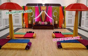 Gujarati-Decoraciones de escenario, Mhandi, Sangeet musulmán, para escenario - Product Image 4