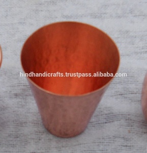 แก้วช็อตทองแดงแบบกําหนดเอง 2 ออนซ์การออกแบบเป็นมิตรกับสิ่งแวดล้อมวัสดุโลหะด้ามจับเชื่อมทองแดงราคาถูกอินเดียผู้ผลิตจํานวนมากการใช้กาแฟ - Product Image 4