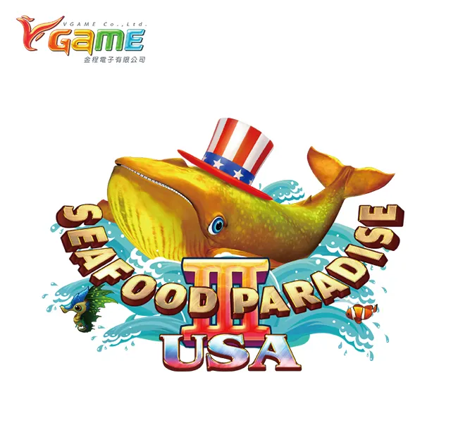 Terbaik menembak permainan makanan laut Paradise III USA Fish game Software