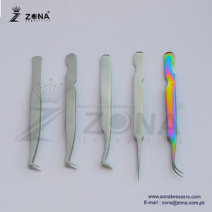 Pince à cils multifonctionnelle professionnelle en acier inoxydable avec pointe en fibre testée à la main pour les artistes - Product Image 4