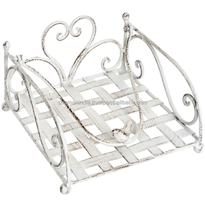 Servilletero de Metal Vintage servilletero de Metal Mesa Farmhous servilletero de alambre de hierro de Metal para mesas - Product Image 1