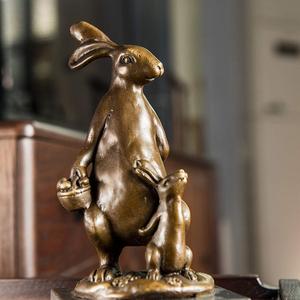De Mini latón pato estatuas - Product Image 2