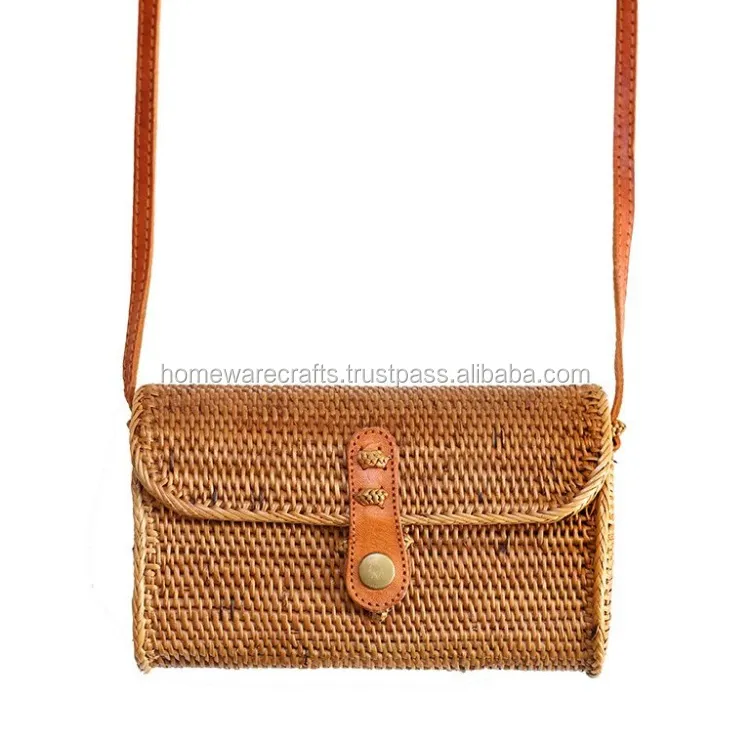 2018 meist verkaufte Rattan Oval Bag Handmade/VietNam Rattan Handtasche von Hand gefertigt