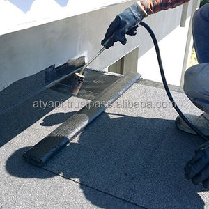 <b>PVC</b> Waterproof Membrane Self <b>Adhesive</b> Black 1.5mm for Swimming Pool Surroundings ATYAPI Brand Model AT-WM - Product Image 1