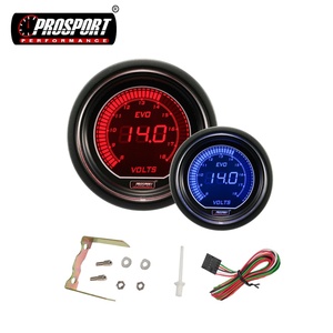 Boutique 52mm 2 colores digitales para medidor automático Pantalla de medidor de voltaje Accesorio de automóvil de 12 voltios en condiciones nuevas - Product Image 5