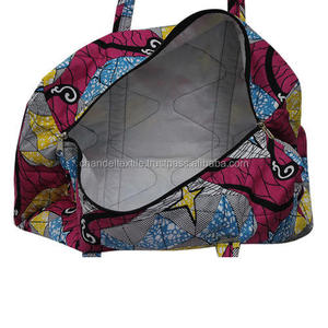 Wax africain Khanga duffle weekender Travel ankara bag African print Duffle bags wax canvas floral duffle bags Backpack - Product Image 6