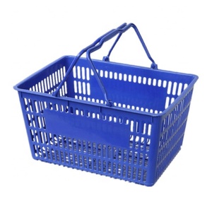 <span class=keywords><strong>Panier</strong></span> de courses de supermarché avec poignée de qualité, construction en plastique robuste pour usage en magasin - Product Image 1