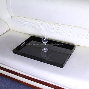 Bandeja de Almacenamiento de Madera Natural Lacada Personalizada, Apta para Alimentos, Uso en Cocina y Hogar, Venta al por Mayor, Hecha en Vietnam por Viettime Craft - Product Image 4