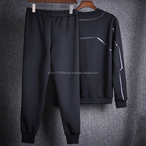 Ropa deportiva para hombre, Tops + Pantalones, chándal informal, Sudadera con cuello - Product Image 3