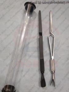 Pincher de uñas de plasma negro, venta al por mayor, herramientas de pellizco de uñas de curva C de acero inoxidable, herramienta de empuje de manicura multifuncional 3 en 1 - Product Image 4