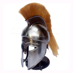 ราชินีทองเหลืองยุคกลางอัศวินสำหรับสปาร์ตันมาตรฐานกรีกคอรินเธียนหมวกสีเหลืองขนนกขัดเกราะงานฝีมือโลหะงานฝีมือ - Product Image 2