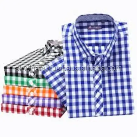 shirt woven plaid hot sale shirts 2022 latest designs for men fine soft custom design cotton Plus Size Men's Clothing