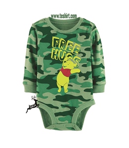 wholesale tirupur oem Organic bamboo Cotton natural Cute <b>Animal</b> Kids Custom Blank Baby Onesie newRomper wholesale tirupur india - Product Image 1