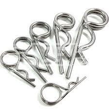 Heavy Duty Double Coil Hair Pin High Strength Industrial Locking <b>Fastener</b> For Machinery Engineering Use - Product Image 3