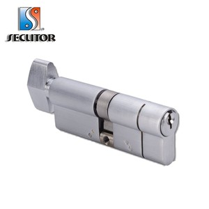 Un lado perfil Euro perilla de puerta de la cerradura de cilindro/barril cerradura - Product Image 5