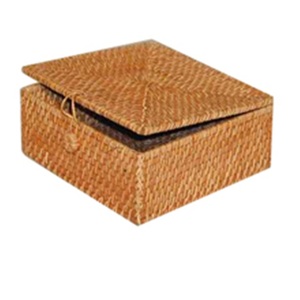 Panier en bambou artisanal de style traditionnel du Vietnam - Cadeau promotionnel avec logo personnalisable et artisanat en bambou élégant - Product Image 2
