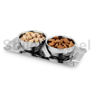 Cuencos de acero inoxidable para mezclar jabón de frutas, juego de cuencos de mezcla de frutas secas de primera calidad con Base plana, 3 unidades - Product Image 1