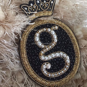 Premium Patches Haute Couture Multicolore Bullion Fil Brodé 3D Sans Nickel Personnalisable Taille De Luxe Mode Petits Badges - Product Image 4