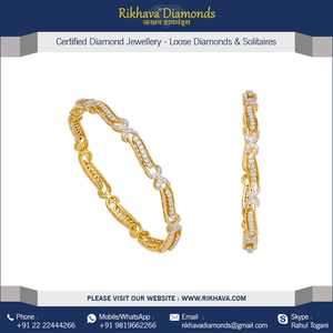 Women's Gold <b>Diamond</b> <b>Bracelets</b> and <b>Bangles</b> Elegant Jewelry for Elegant Women - Product Image 5