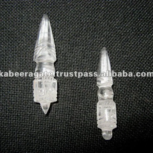 Cristal de cuarzo tibetano Phurba, cristal curativo al por mayor