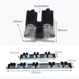 Eco-Friendly Movable Stainless Steel Metal & Plastics <b>Mop</b> <b>and</b> <b>Broom</b> <b>Holder</b> - Product Image 2