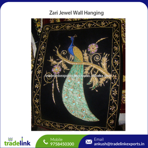 El yapımı kraliyet mücevher halı özel tasarım duvar asılı ev dekor veya oda için lüks kumaş sanat parça hediyeler için - Product Image 5