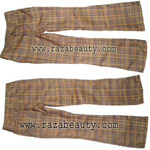 Pantalon en cire africaine pour femmes, tissu de coton, simple, 1696 - Product Image 3