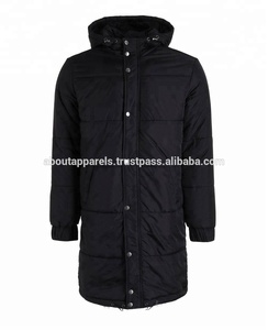 Nouvelles vestes et manteaux longs matelassés pour hommes, tendance, mode, hiver, vêtements d'extérieur, polyester lisse, imperméable, respirant - Product Image 3