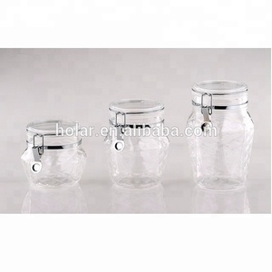 [Holar] Taiwan Made 650 1000 1250 ml Recipiente de plástico transparente para alimentos Especias Dulces Galletas Harina Hierba - Product Image 4