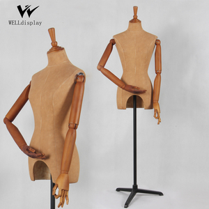 Mannequins de torse de tailleur d'accessoires <span class=keywords><strong>vintage</strong></span> de haute qualité femme avec cou en bois à <span class=keywords><strong>vendre</strong></span> - Product Image 1
