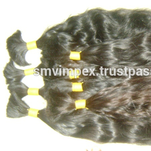 Sin desprendimiento y enredos de cabello humano Remy. Extensión de cabello crudo más vendida de La India - Product Image 2