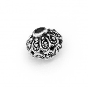 ตัวเว้นช่องเงินสเตอร์ลิง ลูกปัดเงินสเตอร์ลิง B69 ขายส่ง อุปกรณ์ทำเครื่องประดับคุณภาพสูง - Product Image 1