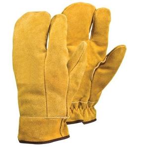 Gants en cuir pour électriciens / Protections en cuir pour électriciens / Gants de travail pour électriciens ignifuges - Product Image 5