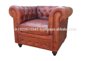 การออกแบบอุตสาหกรรมเชสเตอร์ฟิลด์1ที่นั่งโซฟา - Product Image 2